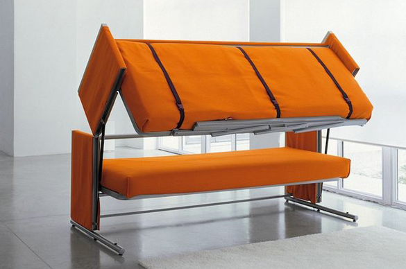 高低沙发床 小户型必备 - 0731房产网 www.073